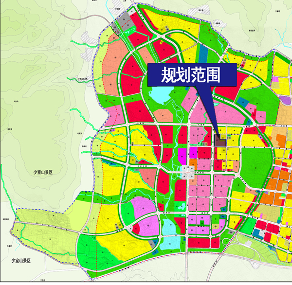 登封市禅武大街与大禹路交叉口东南角地块控制性详细规划批后公告