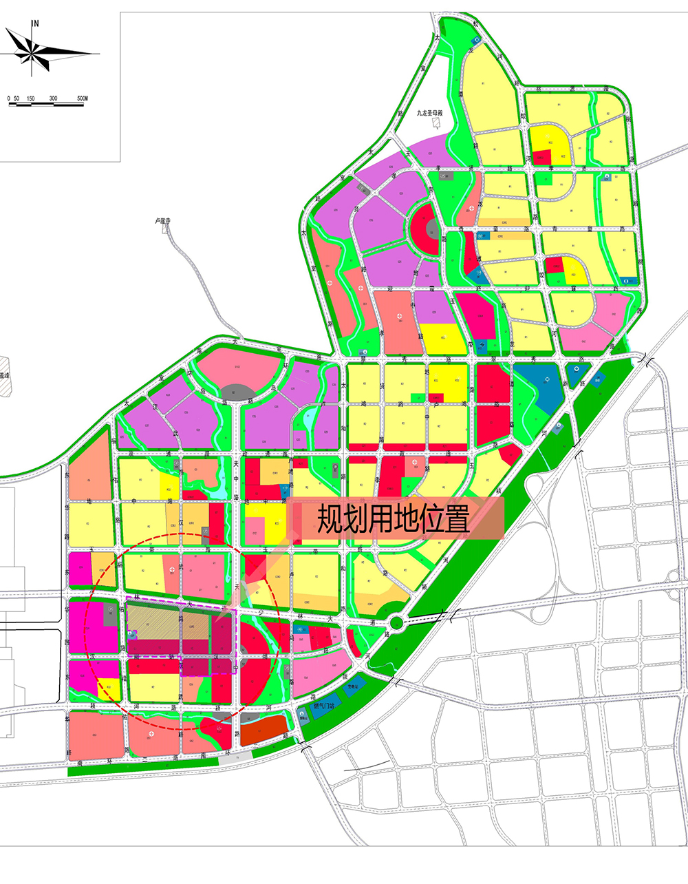 登封市少林大道与福佑路交叉口东南片区控制性详细规划