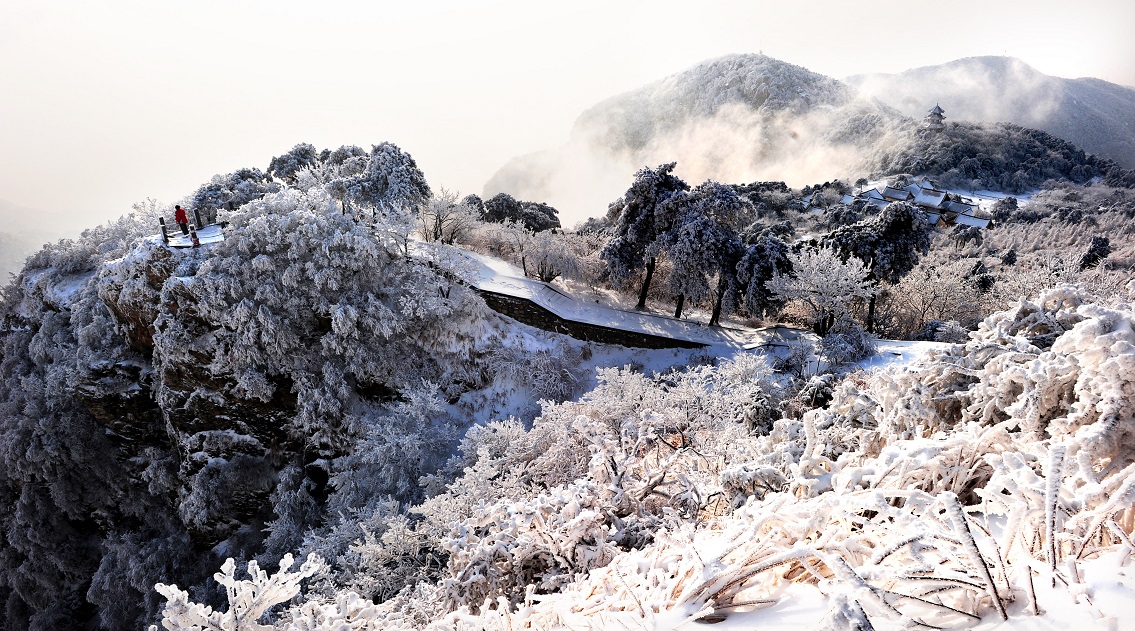 嵩山雪景